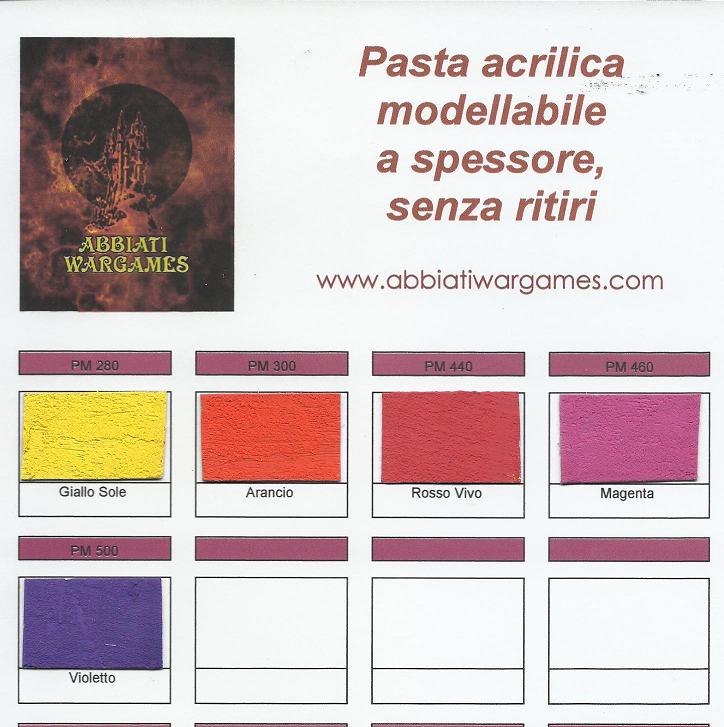 SCHEDA COLORI PASTE 2