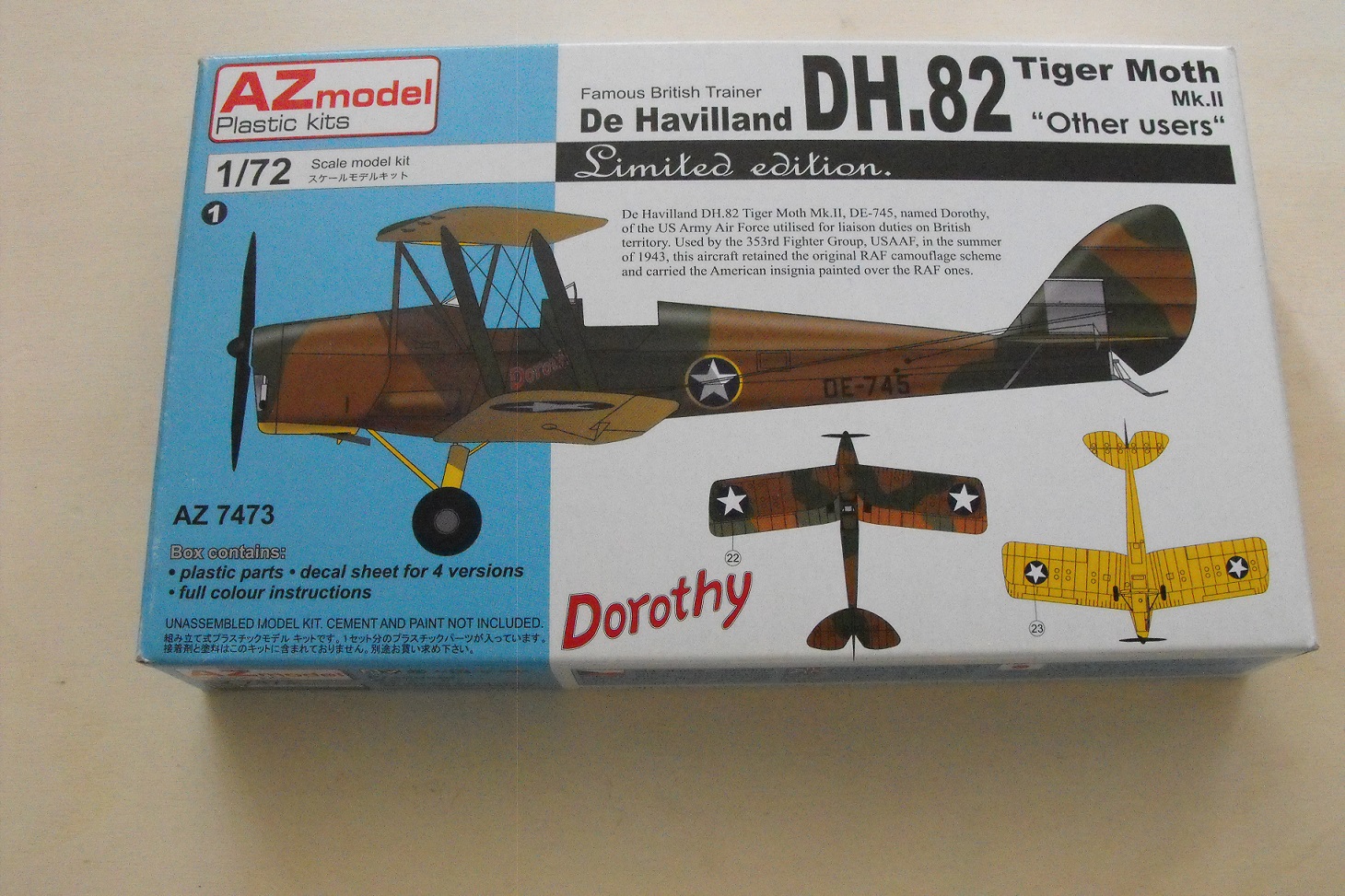 DE HAVILLAND DH.82 TIGER MOTH